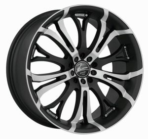 BARRACUDA TZUNAMEE Mattblack-polished Felge 8x18 - 18 Zoll 4x108 Lochkreis