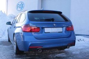 Fox Sportauspuff passend für BMW F30/31 - 330d Endschalldämpfer quer Ausgang rechts/links - 1x80 Typ 16 rechts/links