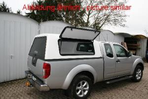 Beltop Hardtop King Cab Navara D40 Highline 06-16 passend für Nissan Navara