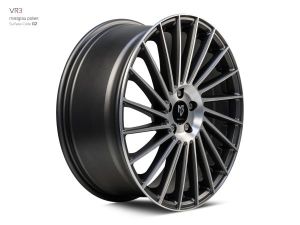 MB Design VR3 Mattgrau poliert Felge 8,5x19 - 19 Zoll 5x100 Lochkreis