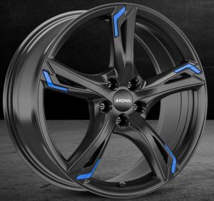 RONAL R62 Blue                                                               JETBLACK                       8.0x19 / 5x112