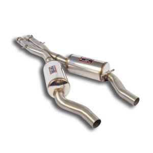 Supersprint X-Pipe + Mittelschalldämpfer passend für BMW E39 Touring 540i V8 96 - 02 (Dual -Pipe)