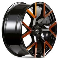 BARRACUDA TZUNAMEE EVO Black gloss flashcopper Felge 8x18 - 18 Zoll 5x100 Lochkreis