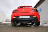 FOX Sportauspuff passend für Opel Astra J GTC Endschalldämpfer quer Ausgang rechts/links - 160x90 Typ 38 rechts/links