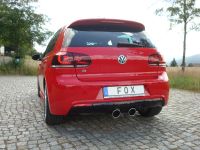 FOX Sportauspuff passend für VW Golf VI R 4motion Endschalldämpfer Ausgang mittig - 2x100 Typ 16