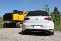 FOX Sportauspuff passend für VW Golf VII 4-Motion Endschalldämpfer quer Ausgang rechts/links - 1x100 Typ 16 rechts/links