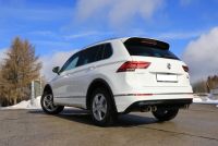 FOX Sportauspuff passend für VW Tiguan II Diesel - 4motion Endschalldämpfer quer - 2x80 Typ 25 rechts/links