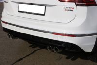 FOX Sportauspuff passend für VW Tiguan II Diesel - 4motion Endschalldämpfer quer - 2x80 Typ 25 rechts/links