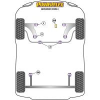 Powerflex Road Series passend für Citroen C4 (2004-2010) Querlenker hintere Buchse