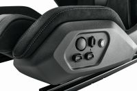 RECARO Sport C Leder schwarz / Dinamica schwarz Vollelektrische 8-Wege-Einstellung (Rückenlehne, Längseinstellung, Sitzhöhe, Sitzneigung), einfach bedienbares Schalterelement, extrem schlankes Design, sehr niedriger Hüftpunkt, serienmäßig mit Vollpolsterk